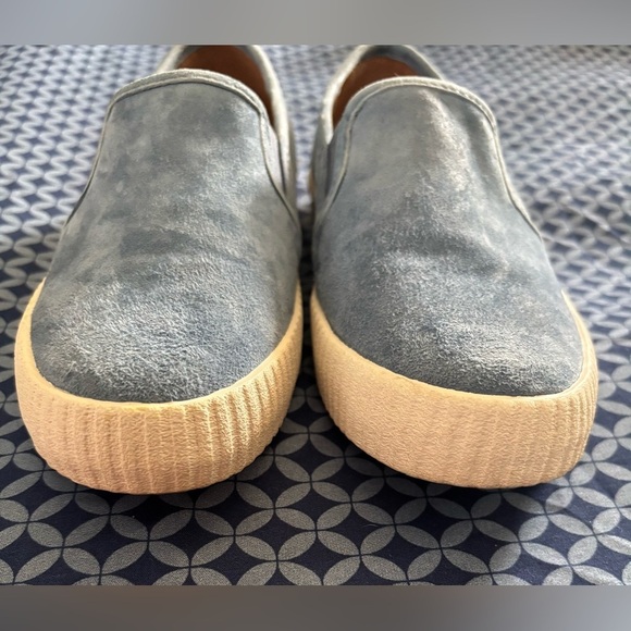 Frye Womens Size 7 Camile Suede Leather Slip On Casual Blue Loafer main image 8